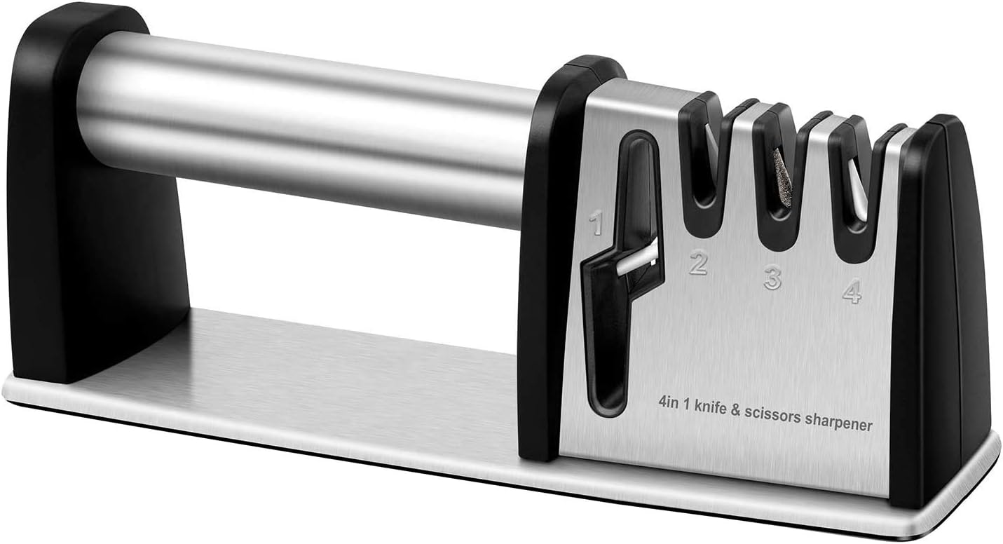4-in-1 Kitchen Blade And Scissor Sharpening Tool
