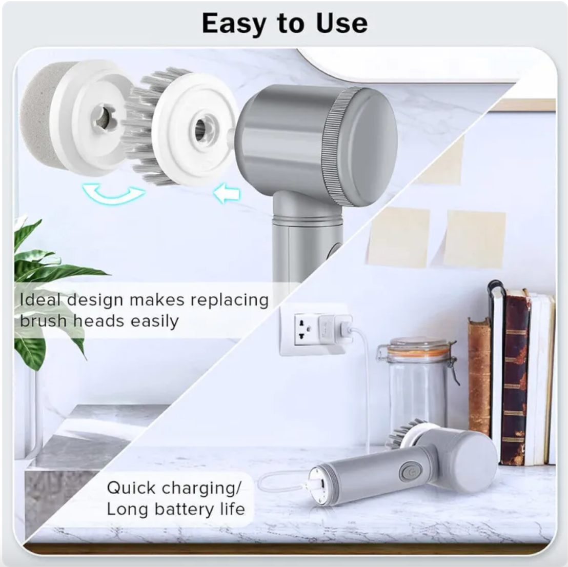 Cordless Spin Scrubber