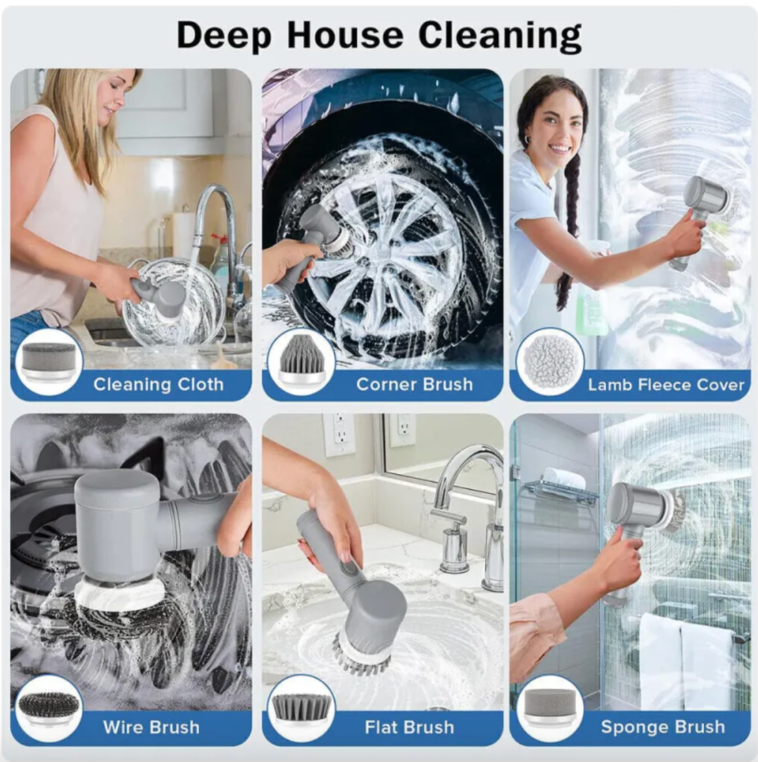 Cordless Spin Scrubber