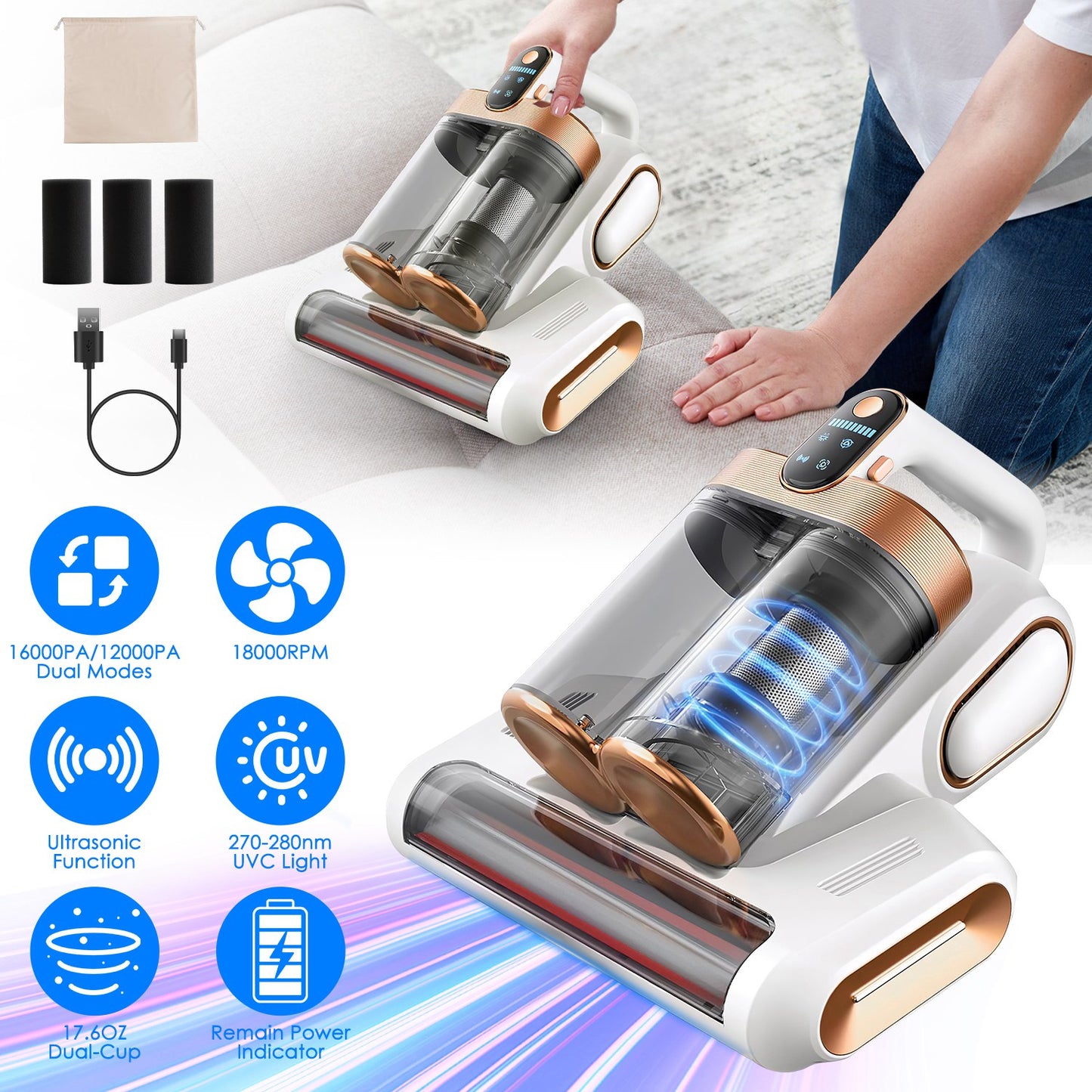 UV Mattress Vacuum Cleaner