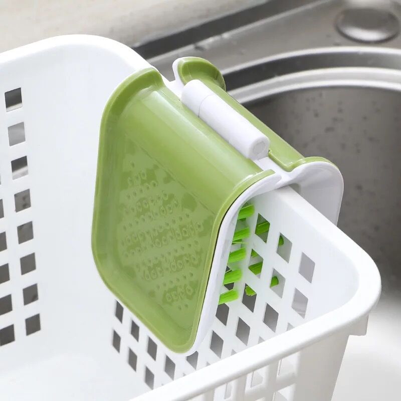 Multi-Purpose Car Seat Belt Cleaning Brush Double-Sided U-Shaped Folding Interior Seat Belt Cleaning Tool